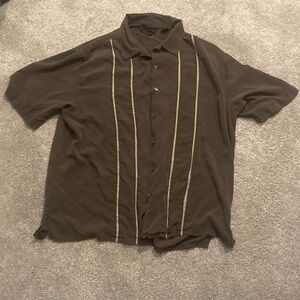 Axist Brown Casual Button Down Shirt